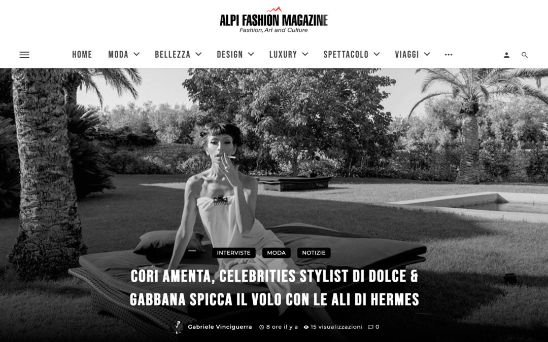 Cori Amenta, celebrities stylist di Dolce & Gabbana spicca il volo con le Ali di Hermes