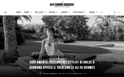 Cori Amenta, celebrities stylist di Dolce & Gabbana spicca il volo con le Ali di Hermes